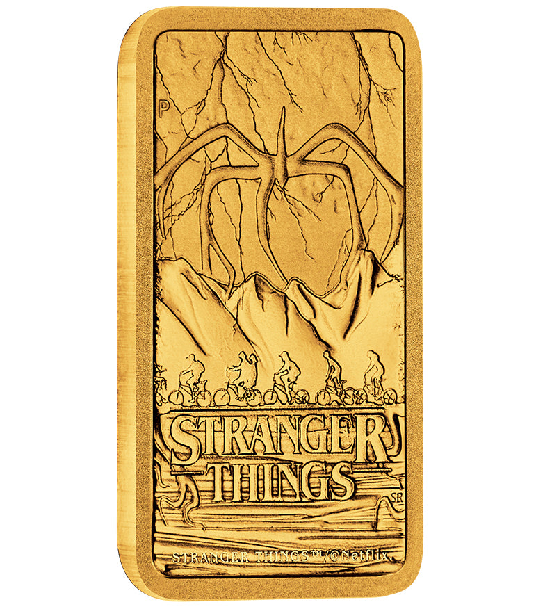 2026 Stranger Things 1g Gold Minted Bar