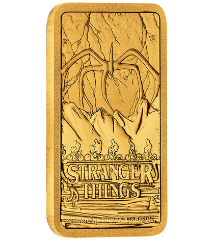 2026 Stranger Things 1g Gold Minted Bar