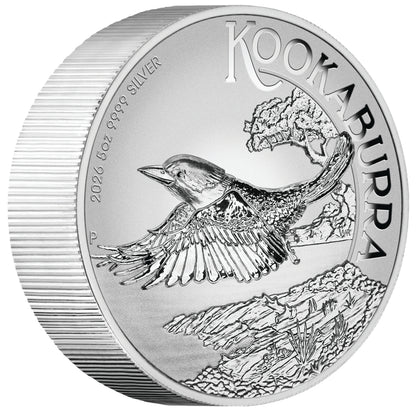 2026 $8 Australian Kookaburra Incused 5oz Silver High Relief Proof Coin