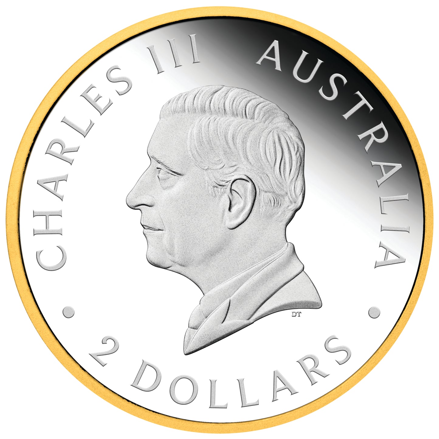 2026 $2 Australian Wedge-Tailed Eagle 2oz Silver High Relief Gilded Proof Coin