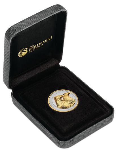2026 $2 Australian Wedge-Tailed Eagle 2oz Silver High Relief Gilded Proof Coin