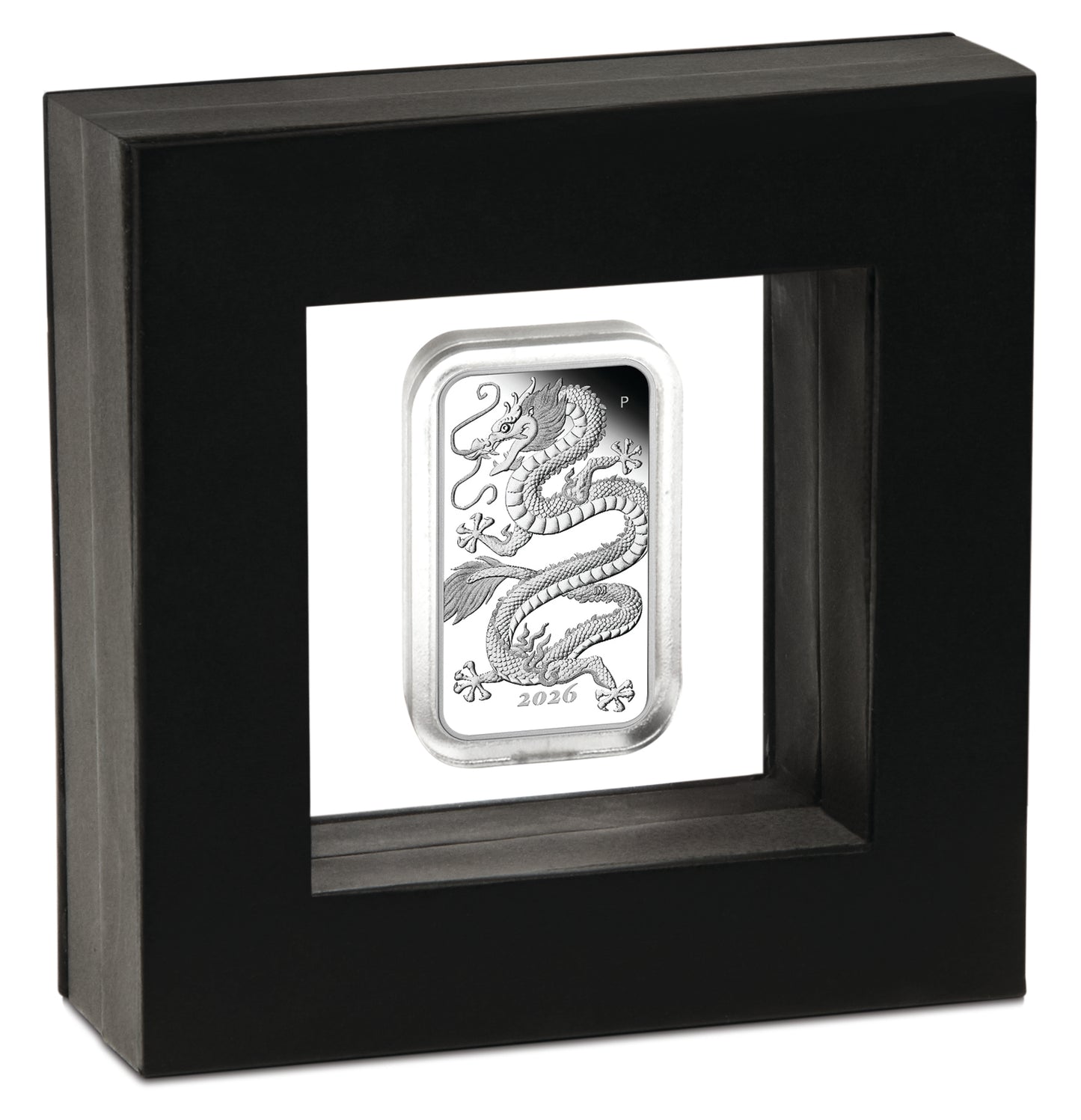 2026 $1 Dragon 1oz Silver Proof Rectangular Coin