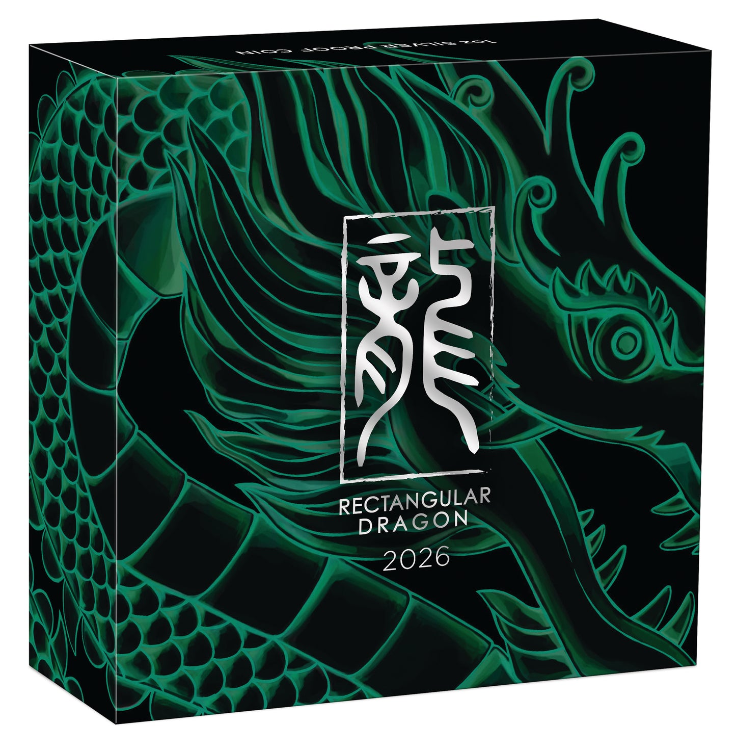 2026 $1 Dragon 1oz Silver Proof Rectangular Coin