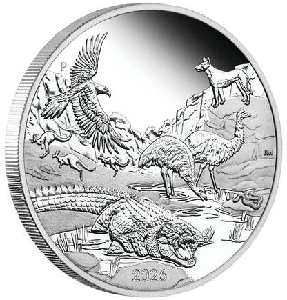 2026 $1 Wonders of Australia The Outback 1oz Silver Proof Coin