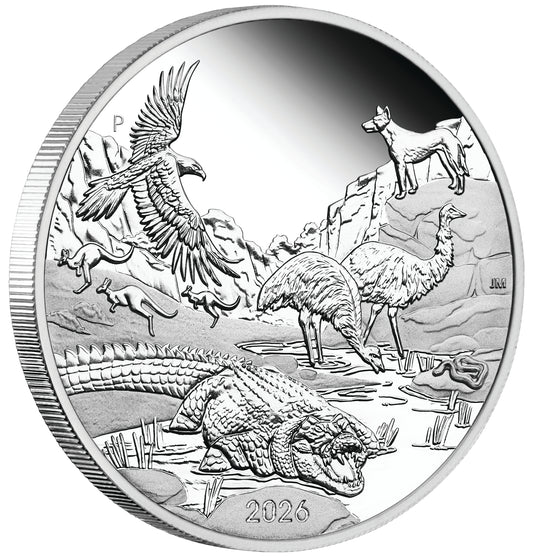 2026 $1 Wonders of Australia The Outback 1oz Silver Proof Coin