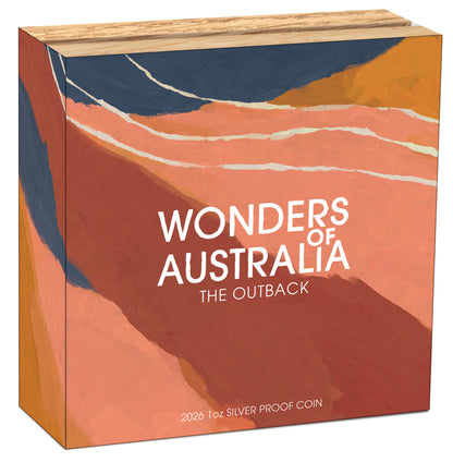 2026 $1 Wonders of Australia The Outback 1oz Silver Proof Coin