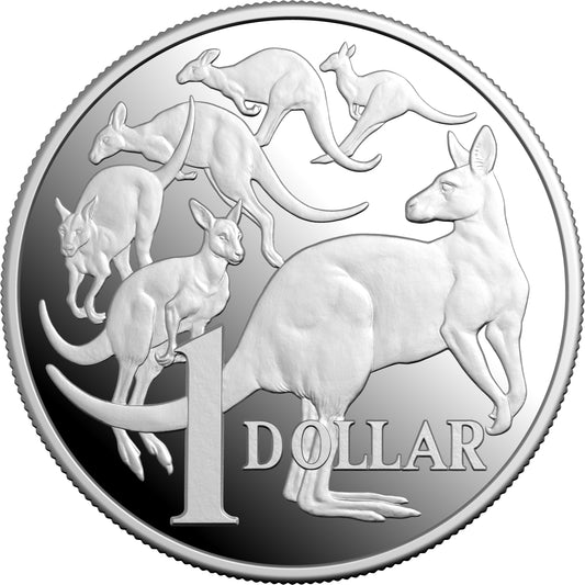 2026 $1 Kangaroo Mob of Six 1oz Silver Proof Coin