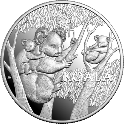 2026 $5 Australian Koala 1oz Silver High Relief Proof Coin