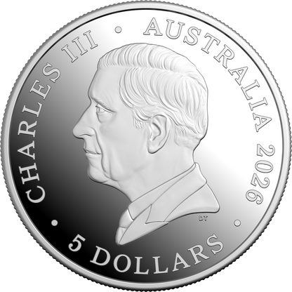 2026 $5 Australian Koala 1oz Silver High Relief Proof Coin