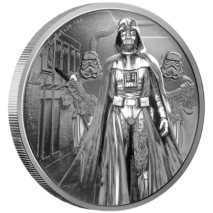 Niue 2016 $2 Star Wars Darth Vader 1oz Silver Proof Coin