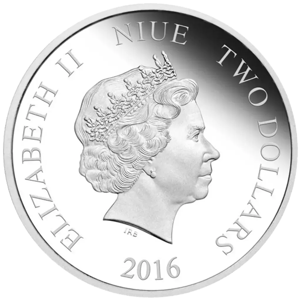 Niue 2016 $2 Star Wars Darth Vader 1oz Silver Proof Coin