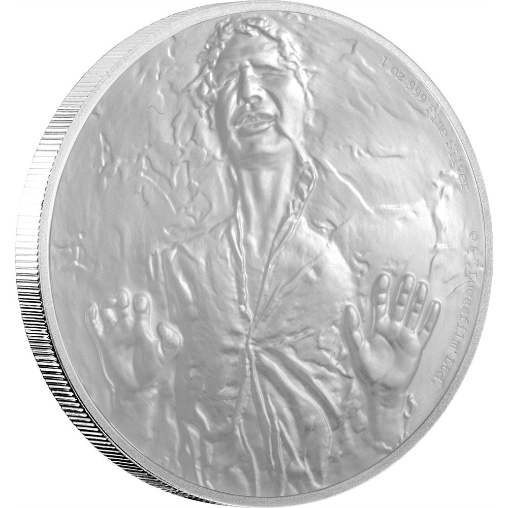 Niue 2016 $2 Star Wars Han Solo 1oz Silver Proof Coin