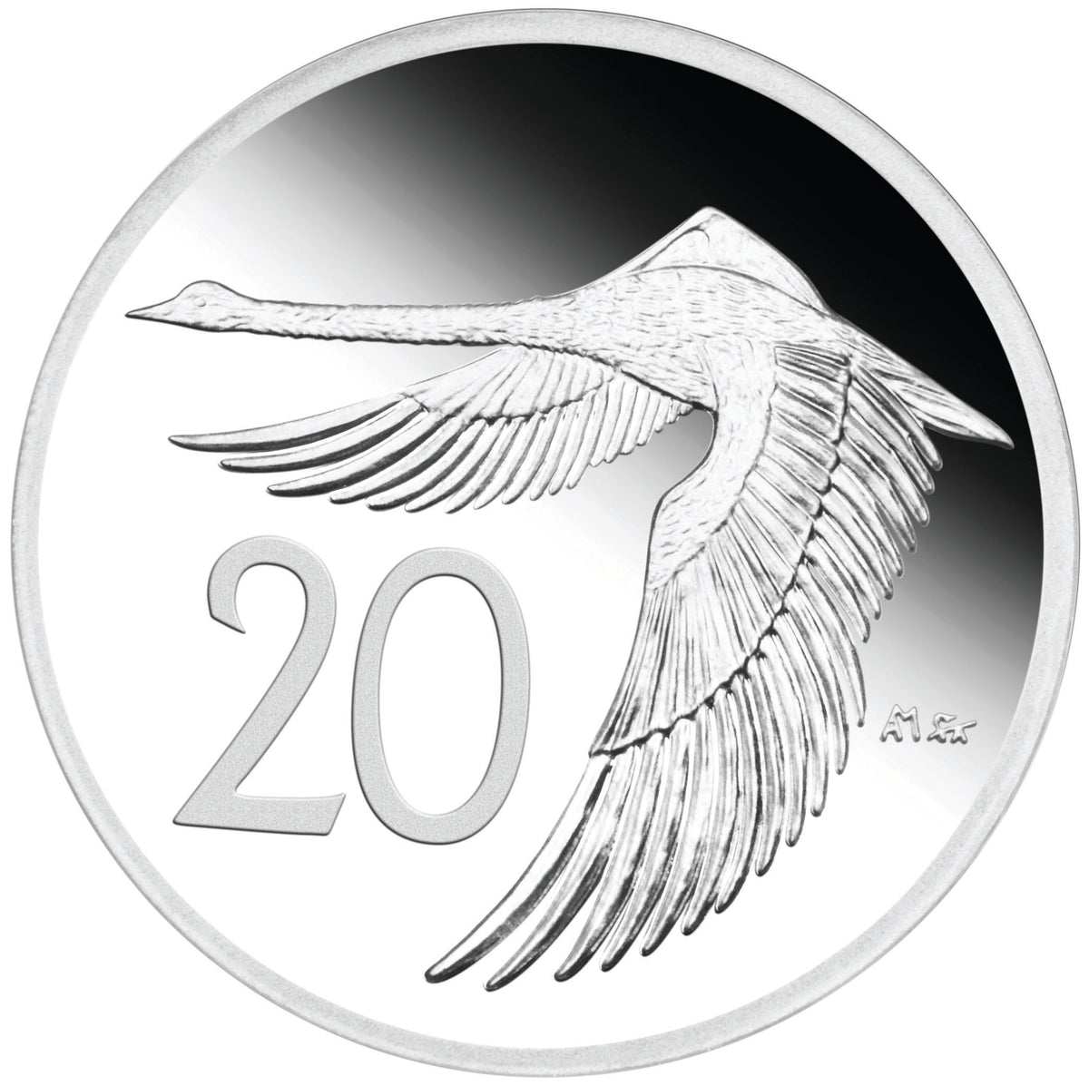 2009 20c ANDA Gold Coast Australian Decimal Pattern Silver Proof Coin