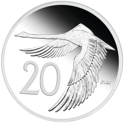 2009 20c ANDA Gold Coast Australian Decimal Pattern Silver Proof Coin