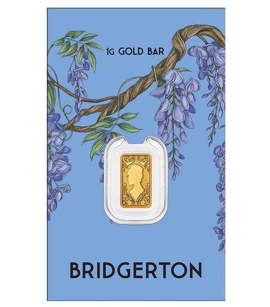 2026 Bridgerton 1g Gold Minted Bar