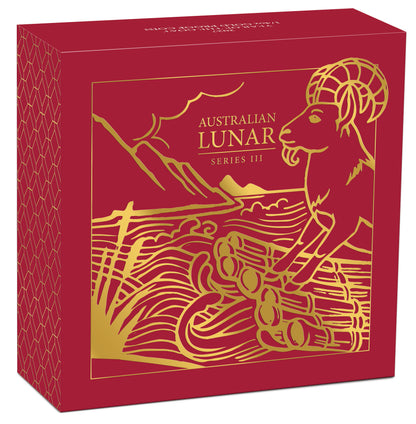 2027 $25 Lunar Year of The Goat 1/4oz Gold Proof Coin