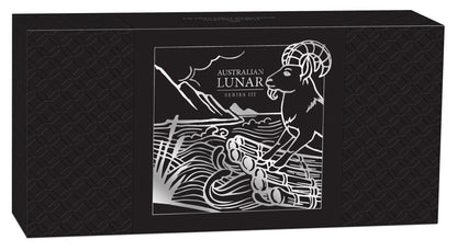 2027 Lunar Year of The Goat Silver Proof 3 Coin Set