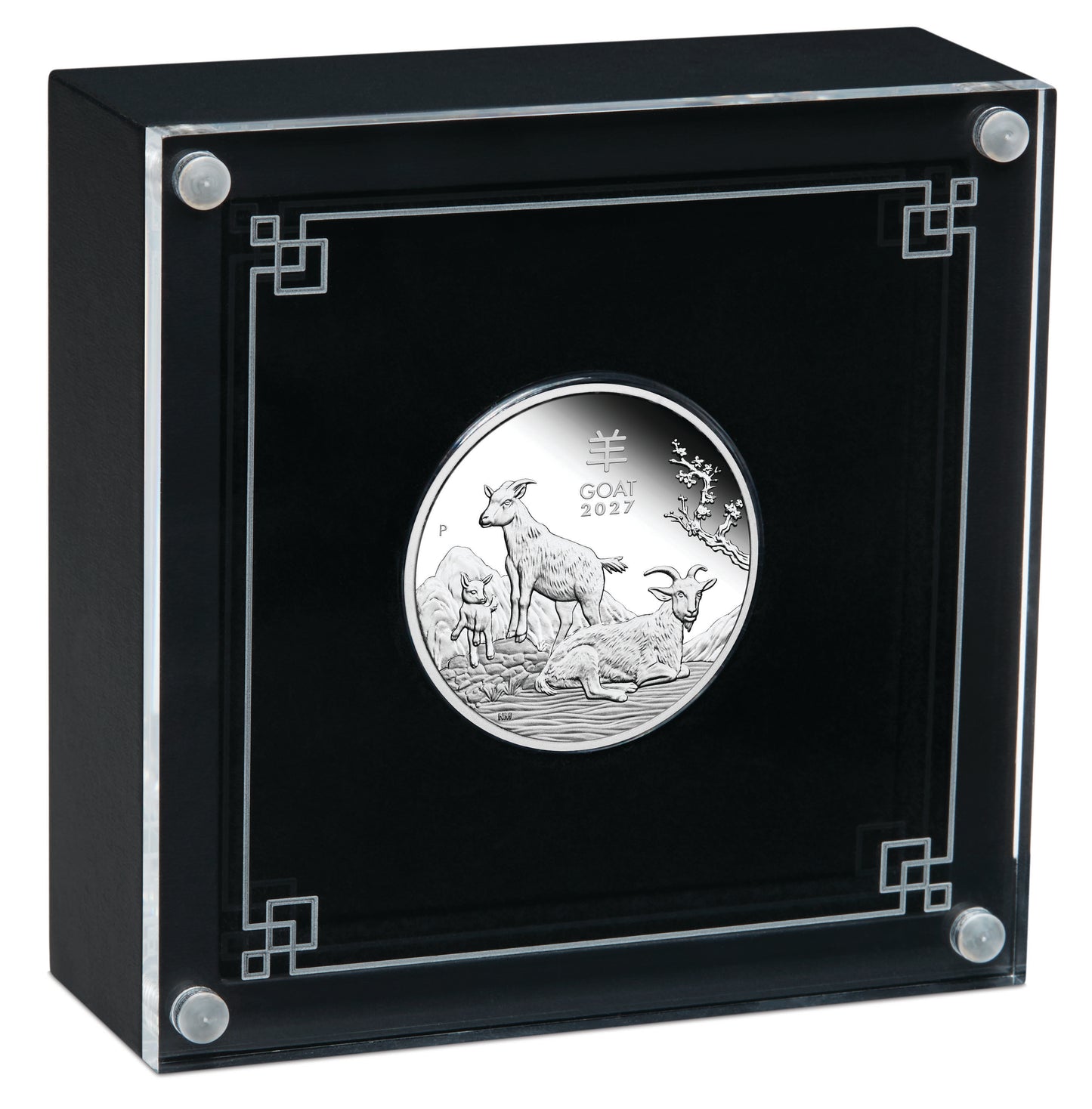 2027 50c Lunar Year of The Goat 1/2oz Silver Proof Coin