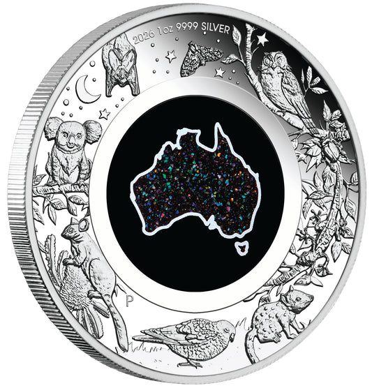 2026 $1 Great Southern Land Matrix Opal 1oz Silver Proof Coin