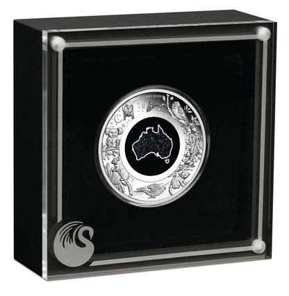 2026 $1 Great Southern Land Matrix Opal 1oz Silver Proof Coin