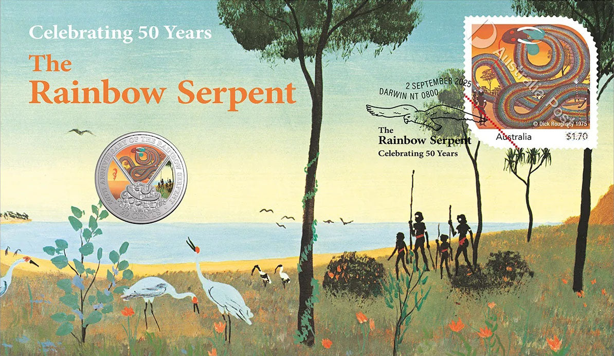 2025 20c 50th Anniversary of The Rainbow Serpent PNC