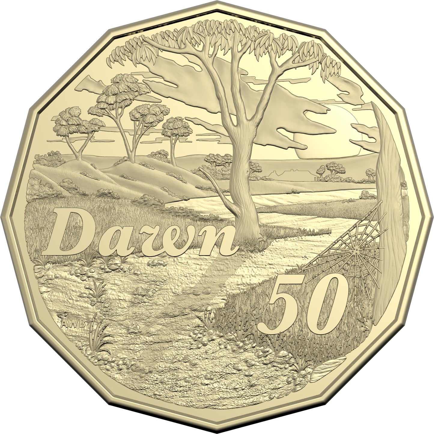 2025 50c Treasured Australian Stories Dorothea Mackellar Dawn PNC