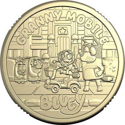 2026 $2 Bluey Granny Mobile Star Privy Mark Uncirculated Coin