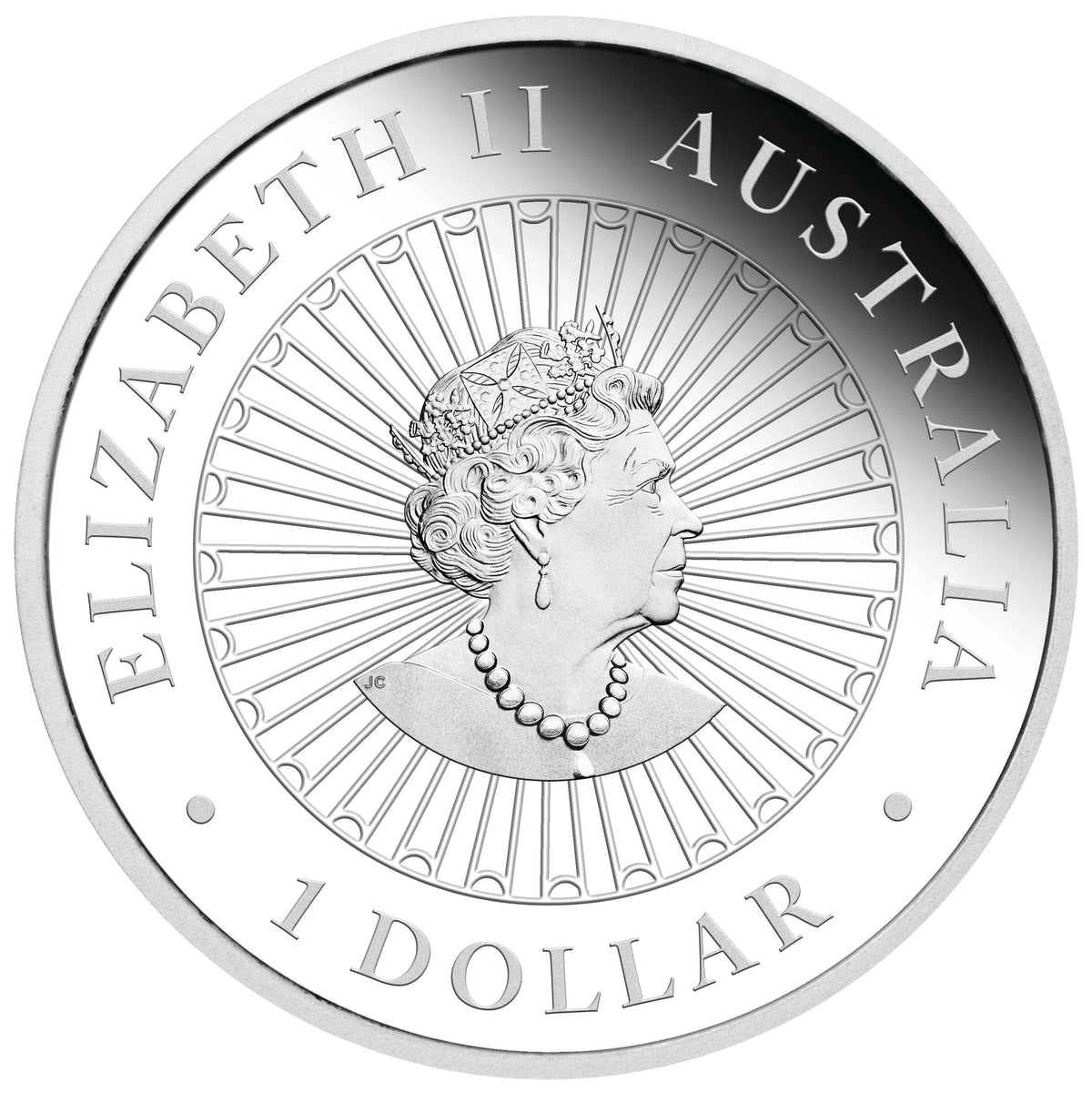 2022 $1 Australian Opal Lunar Year of The Tiger 1oz Silver Proof Coin