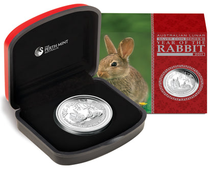 2011 $1 Lunar Year of The Rabbit 1oz Silver Proof Coin
