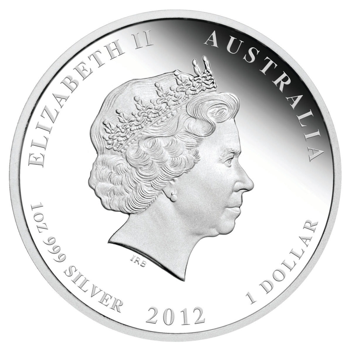 2012 $1 Lunar Year of The Dragon 1oz Silver Proof Coin