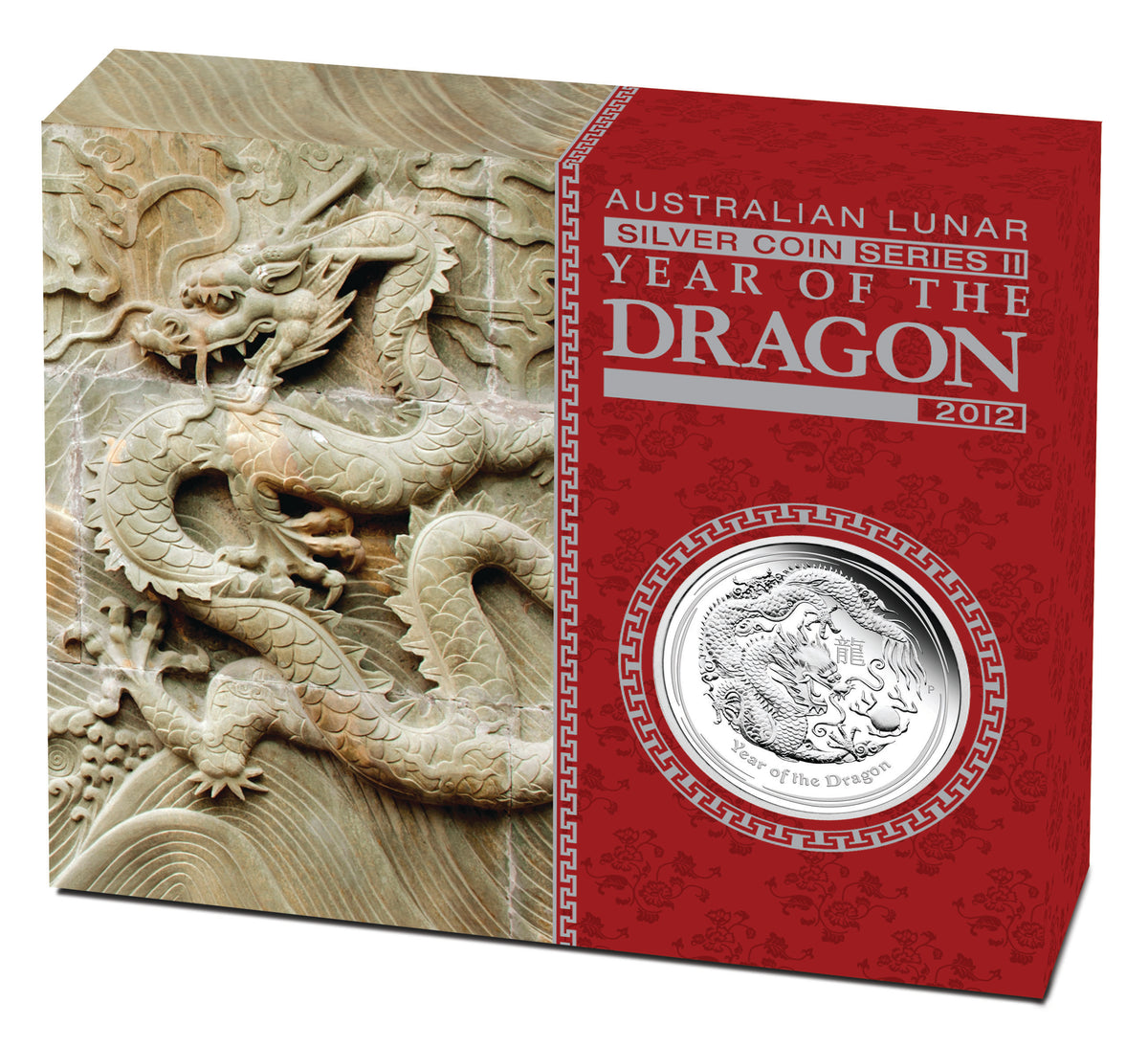 2012 $1 Lunar Year of The Dragon 1oz Silver Proof Coin