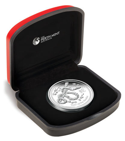 2013 $1 Lunar Year of The Snake 1oz Silver Proof Coin