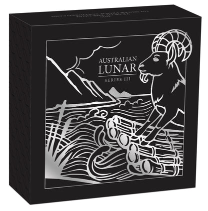2027 $1 Lunar Year of The Goat 1oz Silver Coloured Proof Coin