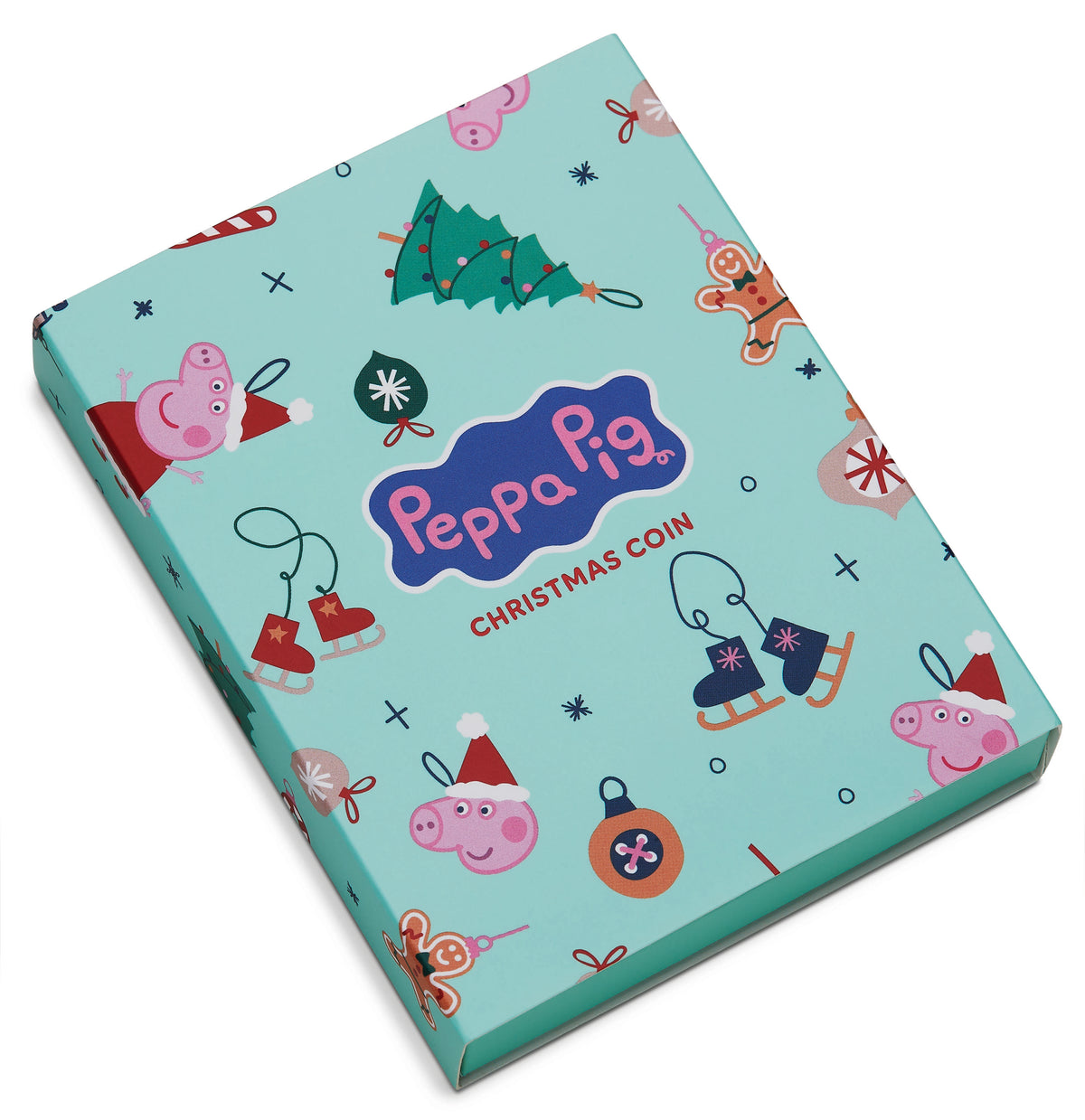 Tuvalu 2026 $1 Peppa Pig Merry Christmas Coloured Uncirculated Coin