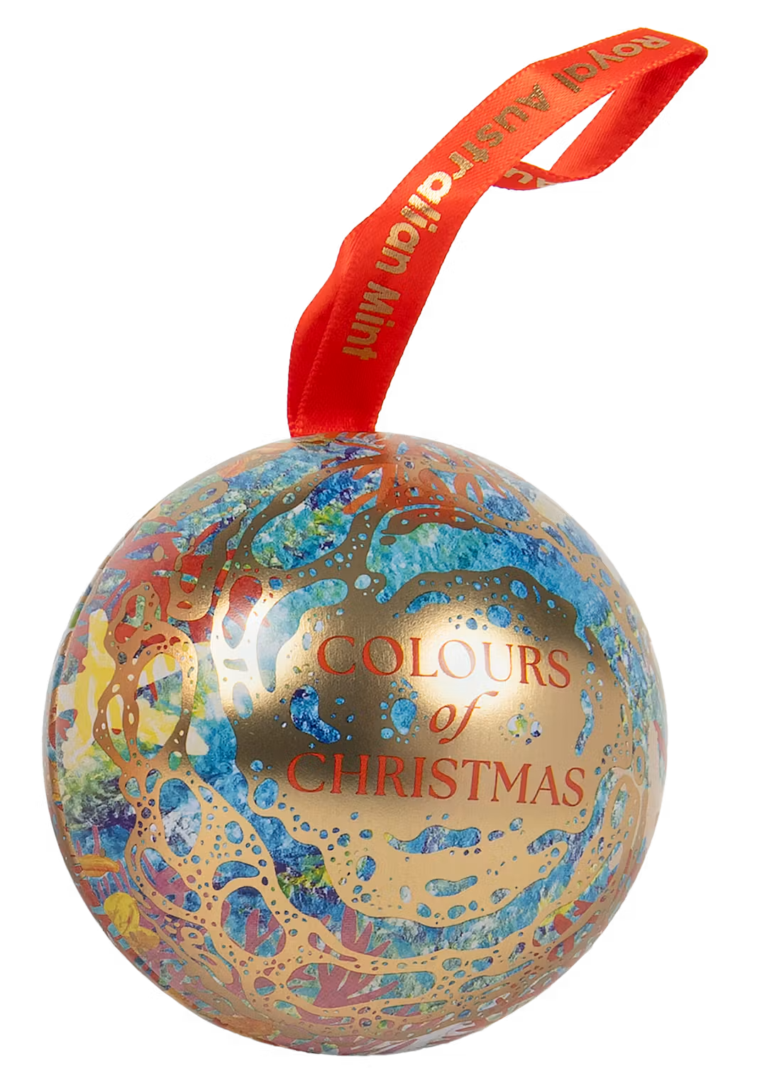 2026 50c Colours of Christmas Silver Coloured Proof Coin