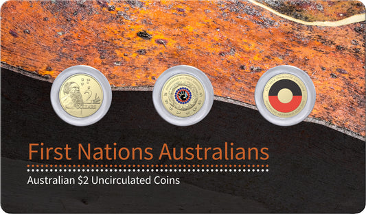 2022 $2 First Nations Australian Uncirculated 3 Coin Set
