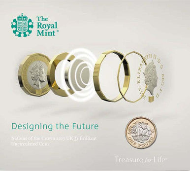UK 2017 £1 Nations of The Crown Uncirculated Coin