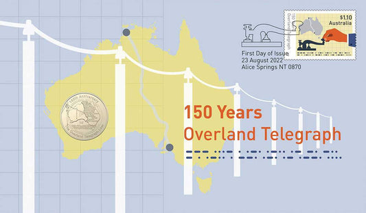 2022 $1 150 Years of Overland Telegraph PNC