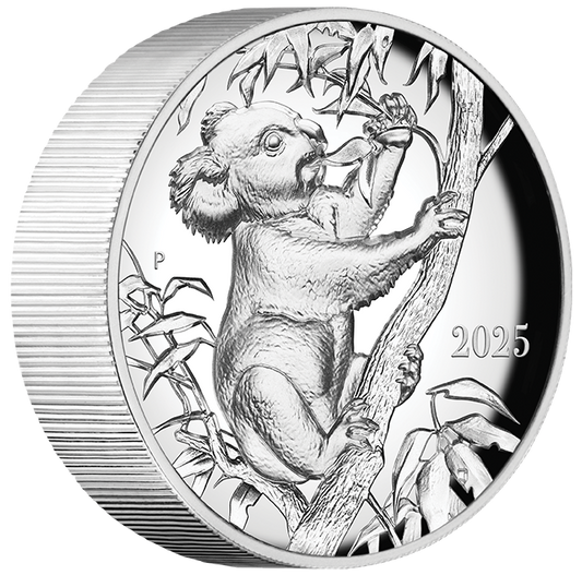 2025 $10 Beth Zaiken Collection The Koala 10oz Silver High Relief Proof Coin