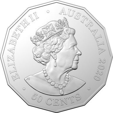 2020 50c Merry Christmas Uncirculated Coin
