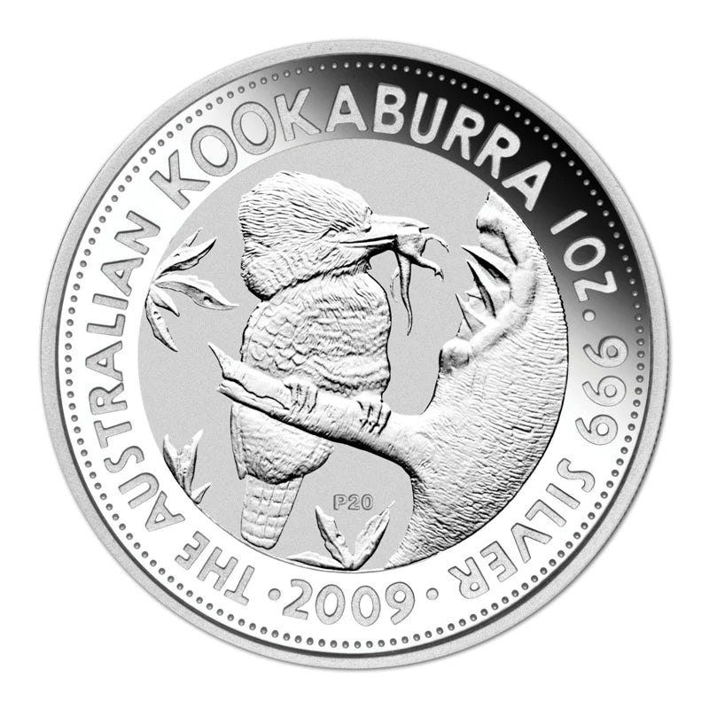 2009 $1 Australian Kookaburra 20th Edition 1oz Silver BU 20 Coin Set