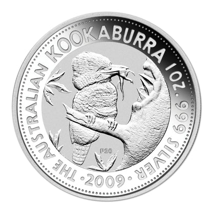 2009 $1 Australian Kookaburra 20th Edition 1oz Silver BU 20 Coin Set