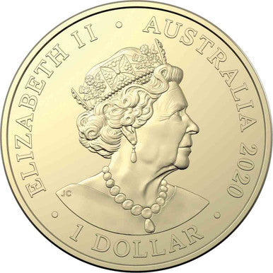 2020 $1 Australian Olympic Team Taliqua Clancy Coloured Uncirculated Coin