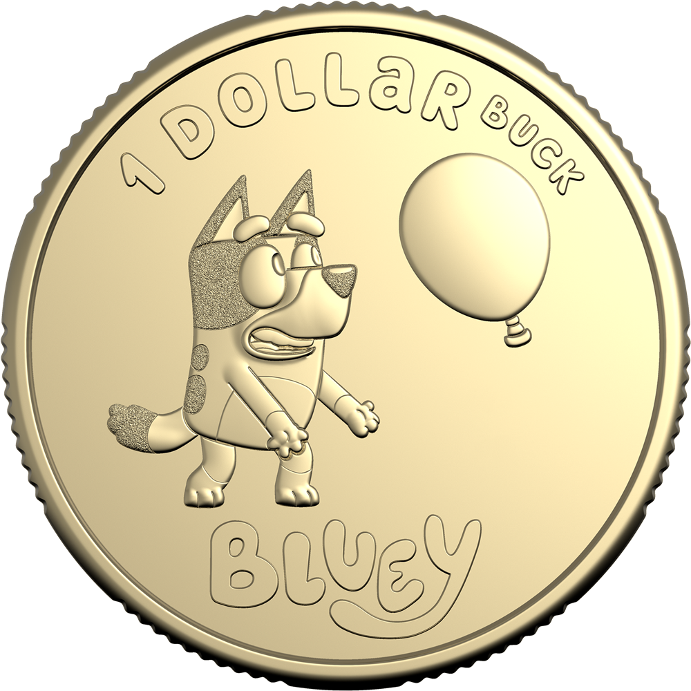 2024 $1 Bluey Dollarbucks Uncirculated 10 Coin Set