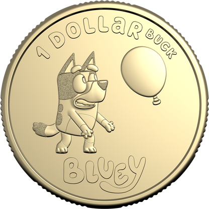 2024 $1 Bluey Dollarbucks Uncirculated 10 Coin Set