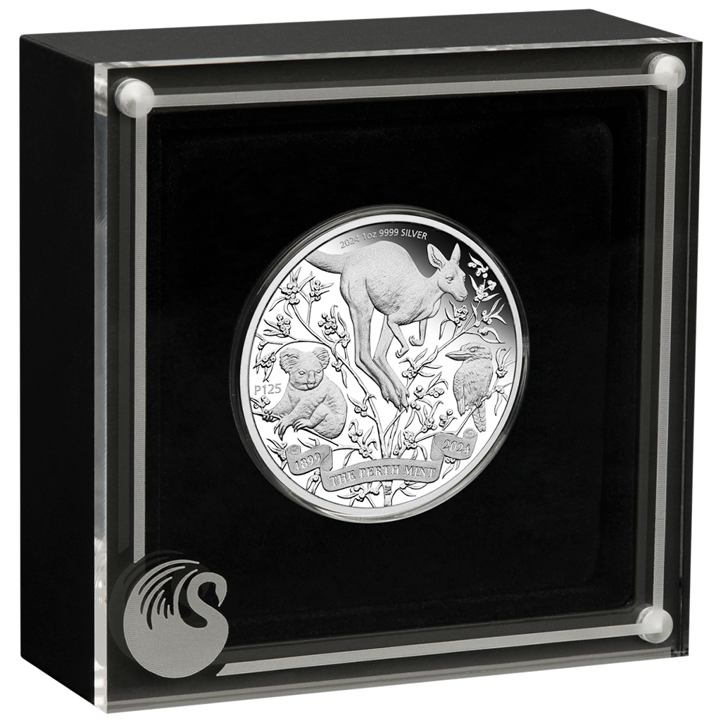 2024 $1 The Perth Mint's 125th Anniversary 1oz Silver Proof Coin