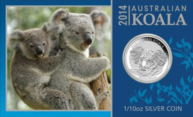 2014 10c Australian Koala 1/10oz Silver Coin