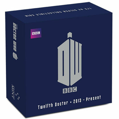 Niue 2015 $1 Doctor Who Twelfth Doctor 1/2oz Silver Coloured Proof Coin