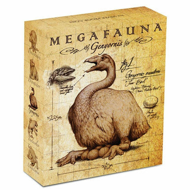 2014 $1 Megafauna Genyornis 1oz Silver Coloured Proof Coin
