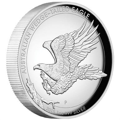 2015 $1 Australian Wedge-Tailed Eagle 1oz Silver High Relief Proof Coin